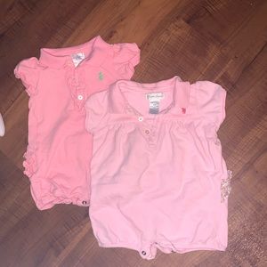 Set of Ralph Lauren Bubble Rompers